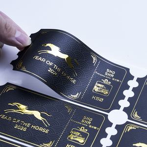 Etichette Personalizzate per Cosmetici, Logo su Bottiglia, Etichette in Carta, <span class=keywords><strong>Adesivi</strong></span> in Vinile con Lamina Dorata, Stampa Impermeabile - Product Image 2