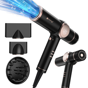 Sèche-<span class=keywords><strong>cheveux</strong></span> professionnel ionique à grande vitesse avec concentrateur et <span class=keywords><strong>diffuseur</strong></span>, moteur BLDC, marque privée personnalisée, best-seller - Product Image 1