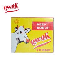 Cube d'assaisonnement à saveur de boeuf de marque QWOK Cube de bouillon d'assaisonnement aux épices fraîches halal