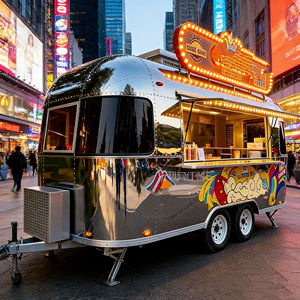 รถเข็นขายอาหารแบบพกพาพร้อมท็อปโต๊ะปรับระดับความสูงได้ ชั้นวางพับเก็บได้ เหมาะสำหรับทุกประเภทของอาหารและเครื่องดื่มริมทาง - Product Image 2