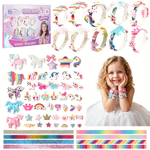 Creative DIY Hair Accessories Kit Kids Headbands Pins <b>Bows</b> Stars Hearts Flowers Birthday Christmas <b>Gift</b> Box - Product Image 1