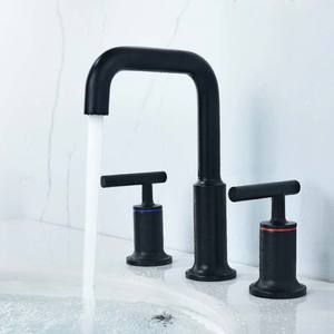 <span class=keywords><strong>Grifo</strong></span> Mezclador de <span class=keywords><strong>Lavabo</strong></span> de Latón Europeo de <span class=keywords><strong>Tres</strong></span> Orificios, Tipo Separado, con Dos Manijas para Agua Fría y Caliente, para Mueble de Baño - Product Image 4