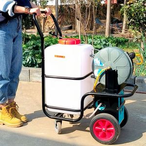 Agriculture Garden Water Spray Bottle Spraying Machine 60L Trolley Gasoline <b>Power</b> Hand Push Engine <b>Sprayer</b> - Product Image 4