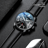 Neue Kleine Drei-Zeiger Mode Business Herren Quarzuhr Edelstahl & Lederarmband Luxus Nummerierte Datum-Chronograph-Uhren