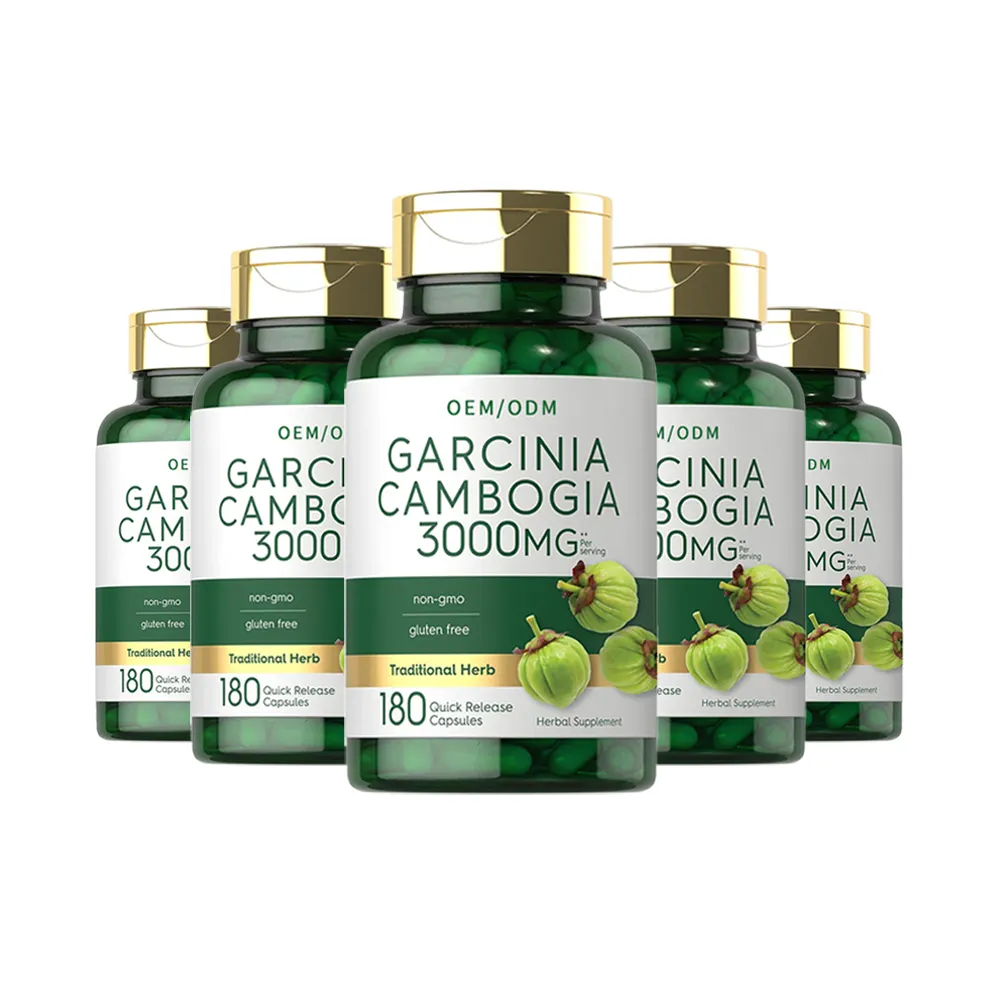 OEM/ODM Wholesaler Garcinia Cambogia Capsule For Lose Weight 100% Natural Herbal Fat Burning Fast New Slimming Caspules Pills