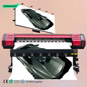 Impressora digital 1.9m eco solvente, com cabeça de impressão i3200