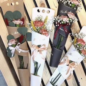 Tienda de flores caliente fácil de compañía de impresión de Color personalizado hermoso ramo de flores titular - Product Image 1