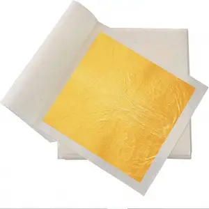 Discount now Sheets top sells genuine thin flake 1g new flaks for Food & Beverage Ingredients 24 K Gold Foil Leaf