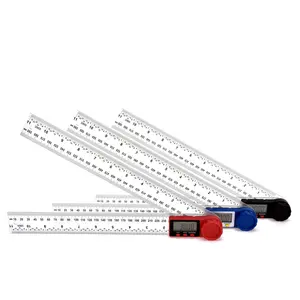 Pengukur sudut Digital, Inclinometer sudut Digital 0-200mm 0-300mm, alat pengukur pencari sudut busur derajat elektron Goniometer