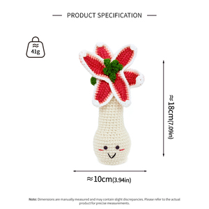 Muñeco de Ajo de Ganchillo Hecho a Mano KIVA, Adorno de Brócoli de Hilo Curativo, Regalo Creativo y Divertido - Product Image 2