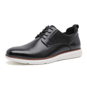 Zapatos Formales de Cuero Genuino Premium para Hombre, Mocasines Sin Cordones para Oficina y Entrevistas - Product Image 1