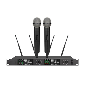 Système de microphone sans fil professionnel UHF à double canal, dynamique, avec réduction de bruit True Diversity et fixation Rock Mount - Product Image 4