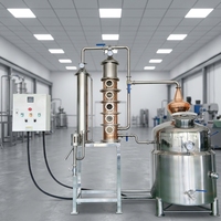 Vente directe d'usine, machines de distillation de vodka, de brandy et de vin en acier inoxydable semi-automatiques personnalisées, distillateurs d'alcool