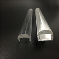Lentille de lumière linéaire LED à focalisation optique (10, 15, 30, 40, 45, 60, 90 degrés) Angle de faisceau Profil acrylique PMMA Polycarbonate PC Extrusion