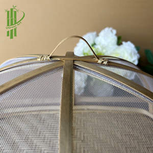 Cubierta de Malla para Alimentos de Bambú Natural con Marco de Madera, Carpa para Alimentos Reutilizable y Ecológica para Cenar al Aire Libre, Catering - Product Image 4