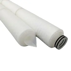 Filtro de agua plegable microporoso, membrana de 0,5-200 micras, filtro de agua pp, cartucho de filtro plisado