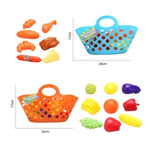 Jouets à provisions en plastique pour enfants Pretend Play Kitchen & Grocery Comprend Play Food & Basket-pour filles et garçons - Product Image 6