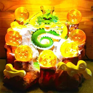 DL6282 1:1 Dragon Z Balls Crystal ball Action Figure Toys Summon Shenron Wishing Balls dragon Vinyl figure Anime Action Figure