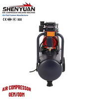 Compresseur d'air sans huile durable série SYW 0,75KW 8BAR 116PSI Mini compresseur d'air portable haute vitesse sans huile