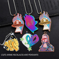 Collier personnalisé avec logo, pour femmes et hommes, en or et argent, en acier inoxydable moulé sous pression, pendentifs animaux 3D tendance pour collier