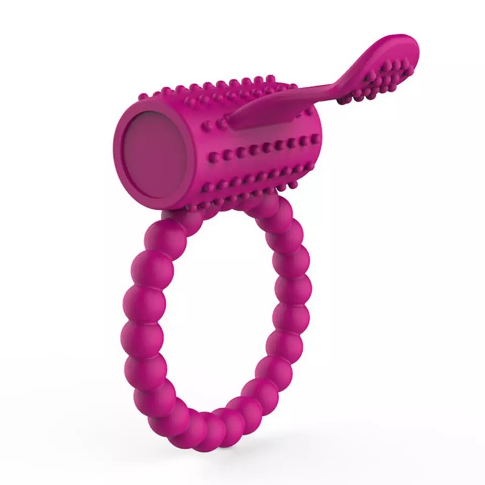 Male Delay Ejaculation Clit Lock Vibrator Cock Rings