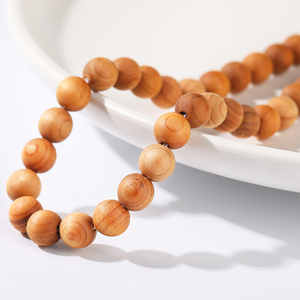 Jd đá quý bán buôn yabai Cypress hạt 6mm 8mm10mm Chất lượng cao Vòng gỗ Loose hạt lý tưởng cho Diy đồ trang sức làm - Product Image 6