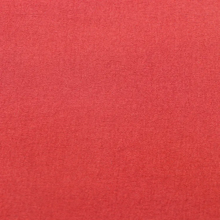 Tissu de coton personnalisé 170-180GSM 96% coton 4% Spandex respirant extensible tissu jersey simple pour T-Shirt sous-vêtements maillot de corps