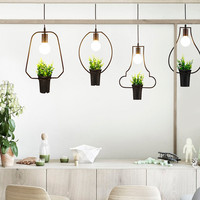 Lustre nordique contemporain en aluminium et verre avec éclairage LED pour magasin de vêtements, restaurant, café, entrepôt, maison, bureau