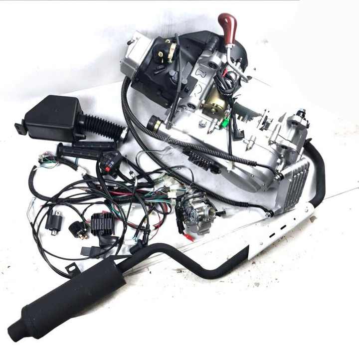 Go Kart Racing Engine: GY6 150-250CC 4 Stroke Oil Cooled Motorcycle CVT ...