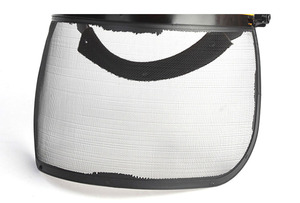 Casque de sécurité HBC pour travailleurs, casque de protection léger avec écran facial en maille pour taille-haie - Product Image 5