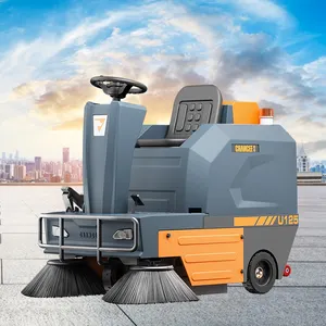 U125 China Supplier Ride On Road Sweeper Best Electric Industrial Floor Sweeper Machine