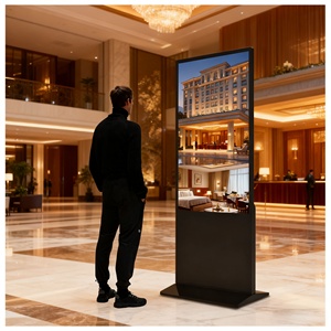 32-85 inch best verkochte slimme kiosk verticale totem touchscreen <span class=keywords><strong>lcd</strong></span> reclamedisplay voor commerciële detailhandel, restaurants en hotels - Product Image 1
