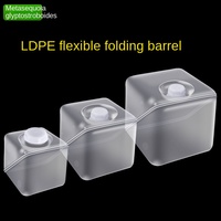 Seau de stockage d'eau en plastique pliable de qualité alimentaire LDPE de 10 à 20 L, impression personnalisée sur la surface, pour l'exportation