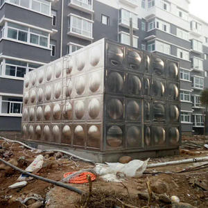 Tanques de Almacenamiento de Agua Prefabricados de Acero Inoxidable de 10000 Litros en Oferta, Tanque de Agua Potable Modular Seccional - Product Image 2