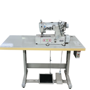 Machine à coudre à plat à quatre aiguilles et six fils, crochet, graissage automatique, multi-matériaux, pour vêtements/textiles de maison - Product Image 6