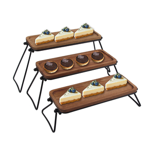 SOPEWOD Premium 3-Tiered Cake and Serving Tray Stand for Ideal for Parties and Events