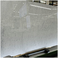Losas de Mármol Blanco Carrara 100% Natural Italiano para Cocina, Villa, Pisos Interiores, Escaleras, Baños y Encimeras