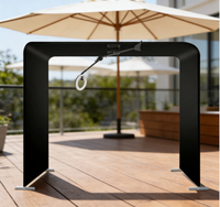 Photomaton instantané 360° en alliage d'aluminium pour 1 à 15 personnes, compatible avec plusieurs appareils (iPad, smartphones), télécommande USB/Bluetooth/Wi-Fi