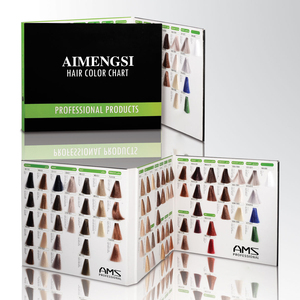 OEM customizzato Private Label colore dei capelli Swatch libro tinture per capelli carta <span class=keywords><strong>colori</strong></span> gelato - Product Image 2