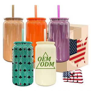 Canette en acier inoxydable colorée de 16 oz pour sublimation, Noël, automne, hiver, pour impression UV DTF - Product Image 1