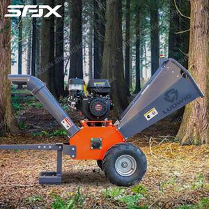 Broyeur de bois mobile 3T/H, déchiqueteuse de branches et de feuilles de jardin, broyeur de bois à haut rendement, broyeur à lames facile à utiliser - Product Image 2