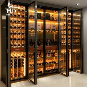 <span class=keywords><strong>Cantinetta</strong></span> Vini in Acciaio Inox su Misura in Stile Europeo/Frigorifero per Vini di Lusso a Temperatura Costante per Hotel, Villa, Ristorante - Product Image 5