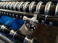 Machine de formage à froid pour tôles de toiture en acier profilé ondulé, pour la fabrication de tuiles métalliques, double couche, prix compétitif