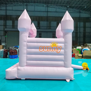 Structure gonflable commerciale combinée toboggan et château rebondissant pour enfants, idéale pour la location événementielle - Product Image 4