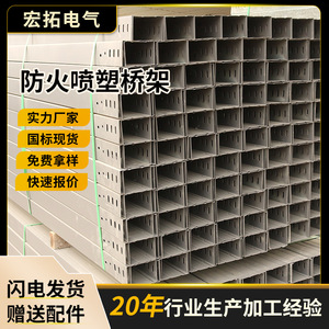 รางเคเบิลกันไฟแบบรีเลย์ชนิดบันได ขนาด 100 มม. ชุบสังกะสี ปรับแต่งได้ - Product Image 5
