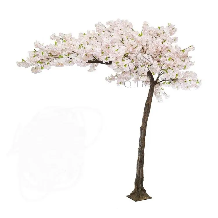 QiHao Lengkungan Pohon Sakura Buatan, Dekorasi Dalam Ruangan Luar Ruangan untuk Pernikahan Natal