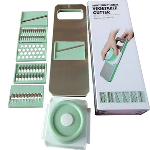 Grattugia Manuale Multifunzione in Acciaio Inox per Cucina, Protezione per le Mani, Trituratore per Cetrioli e Patate - Product Image 5