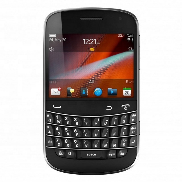 Blackberry 9900 için siyah süper ucuz orijinal GSM klasik Bar cep cep telefonu Smartphone GPS kamera