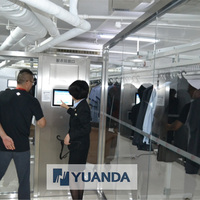 Système intelligent de gestion des uniformes avec reconnaissance RFID, empreintes digitales et faciale, convoyeur automatique d'uniformes pour l'hôtellerie