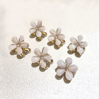 Barrettes pour cheveux de style coréen personnalisées, mini fleurs en perles, épingles à cheveux colorées, barrettes élégantes et nobles de haute qualité pour un usage quotidien